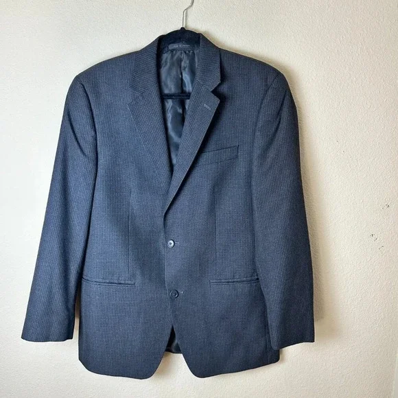 MACY'S MEN'S STORE Andrew Fezza 40R Single Breasted Suit Jacket Sports Coat